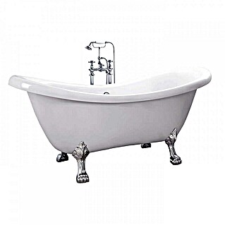 Home Deluxe Freistehende Badewanne FAMA (L x B: 74 x 176 cm, Weiß)
