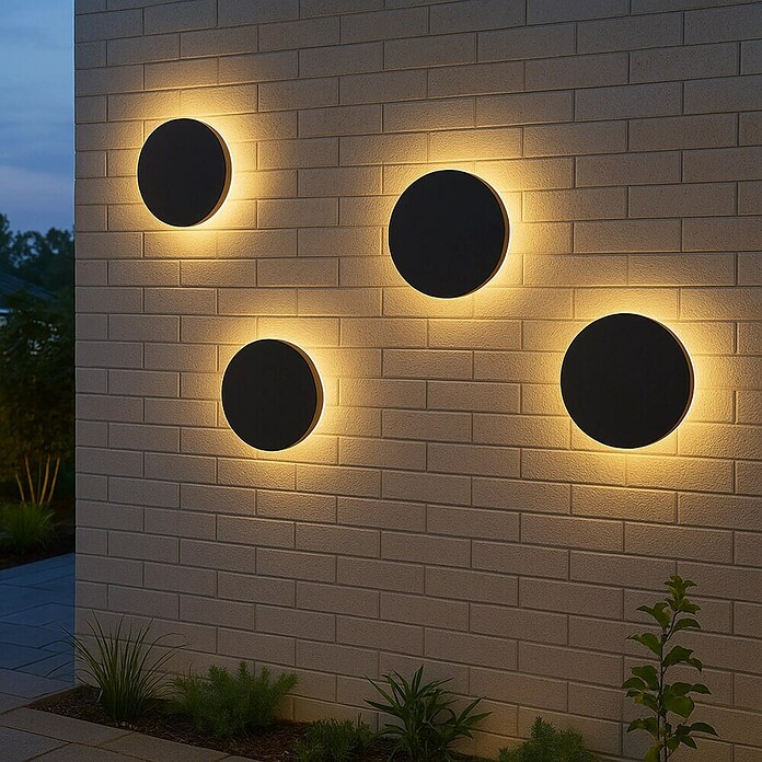 Calex Falerna Wandlamp, voor Buiten & Binnen, Warm Wit up & down Licht