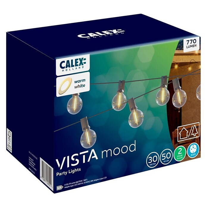 Calex Led-lichtsnoer Vista Partylight XXL () | BAUHAUS
