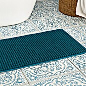 MSV Alfombra para baño Chenille (40 x 60 cm, Azul oscuro)