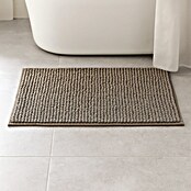 MSV Alfombra para baño Chenille (40 x 60 cm, Gris)