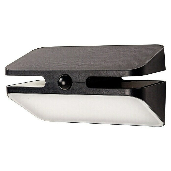 Arte confort Aplique solar para exterior Olvar (2,5 W, Plástico, Blanco neutro, Negro) | BAUHAUS