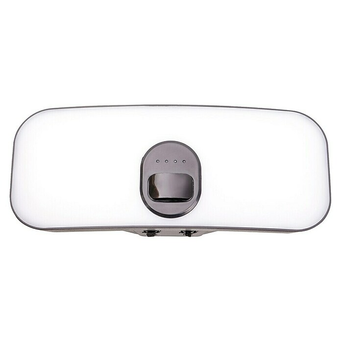 Arte confort Aplique solar LED para exterior Seyla (3,5 W, Blanco neutro, Negro) | BAUHAUS