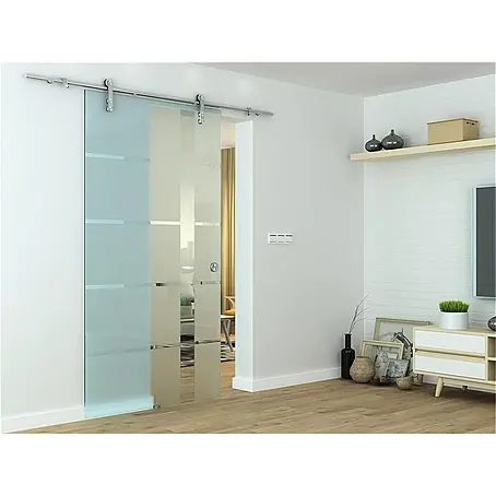 Glaszentrum Hagen  Zimmertür Glasschiebetür 2050x900x8 mm Lot, ESG