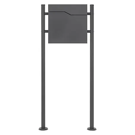 ML-Design  Standbriefkasten Briefkastenanlage mit Ständer Anthrazit 120cm Mailbox mit Pfosten