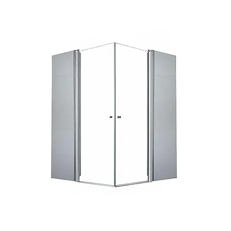Glaszentrum Hagen  Eckdusche 70x70x195 cm Eck Duschkabine Altbau