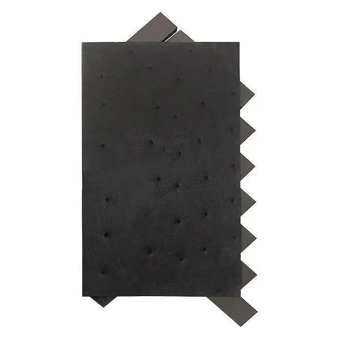 Home Deluxe Akustikpaneel VEGA Grey Oak - 3er Set - Grey Oak, L x B x S: 2,2 cm x 40,5 cm x 22 mm, 3 Stk., 0,98 m² - Abstraktes Kunstwerk mit geometrischen Formen in Schwarz, das eine moderne und elegante Ästhetik ausstrahlt. Blickfang für jeden Raum.
