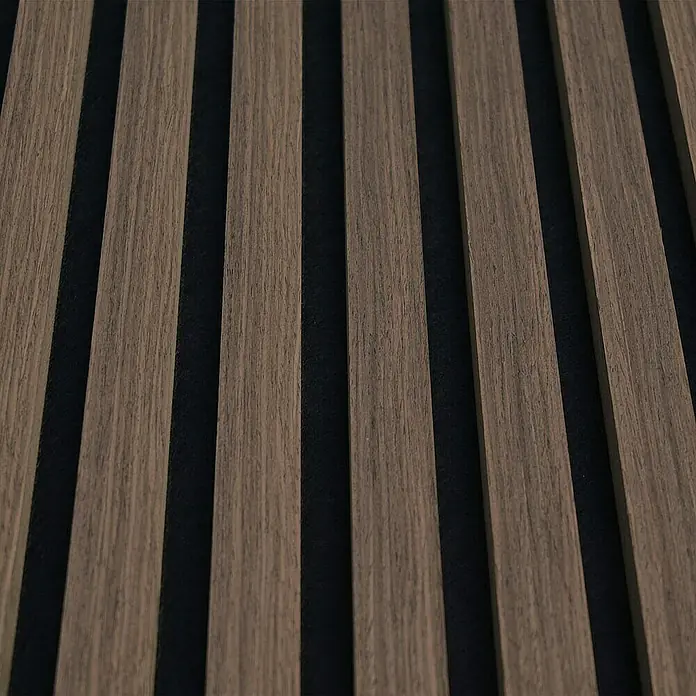 Home Deluxe Akustikpaneel SONIC - Smoked Oak 3er Set - Smoked Oak, L x B x S: 2,2 cm x 40,5 cm x 22 mm, 3 Stk., 0,97 m² - Die Akustikpaneele aus Holz verbessern die Raumakustik und verleihen dem Raum ein modernes Aussehen durch die natürliche Holzmaserung.