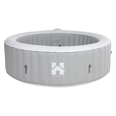 Home Deluxe  Außen-Whirlpool SPLASH inkl. Kissen, Getränkehalter und Sonnendach