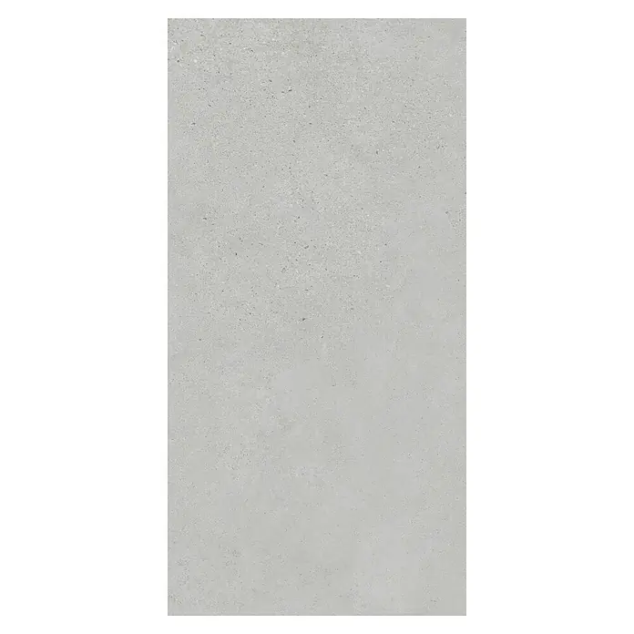 Terrassenfliese Moonstone White - 60 x 120 x 2 cm, Weiß, Matt - Nahaufnahme einer hellgrauen, strukturierten Fliese, ideal für moderne Innenräume und eine stilvolle Wand- oder Bodengestaltung.