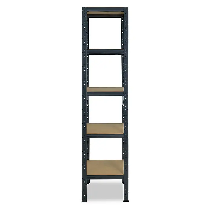 shelfplaza Schwerlastregal HOME - H x B x T: 180 x 60 x 60 cm, Traglast pro Boden: 175 kg, Stecken, anthrazit - Ein stabiles Regal mit vier Ablageflächen, ideal für Lagerung und Organisation. Das Regal hat einen robusten Rahmen und ist leicht aufzubauen.