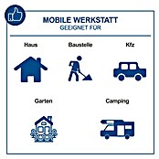 Scheppach Werkzeugkoffer WZK169 (169 -tlg., Kunststoff) | BAUHAUS
