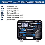 Scheppach Werkzeugkoffer WZK169 (169 -tlg., Kunststoff) | BAUHAUS