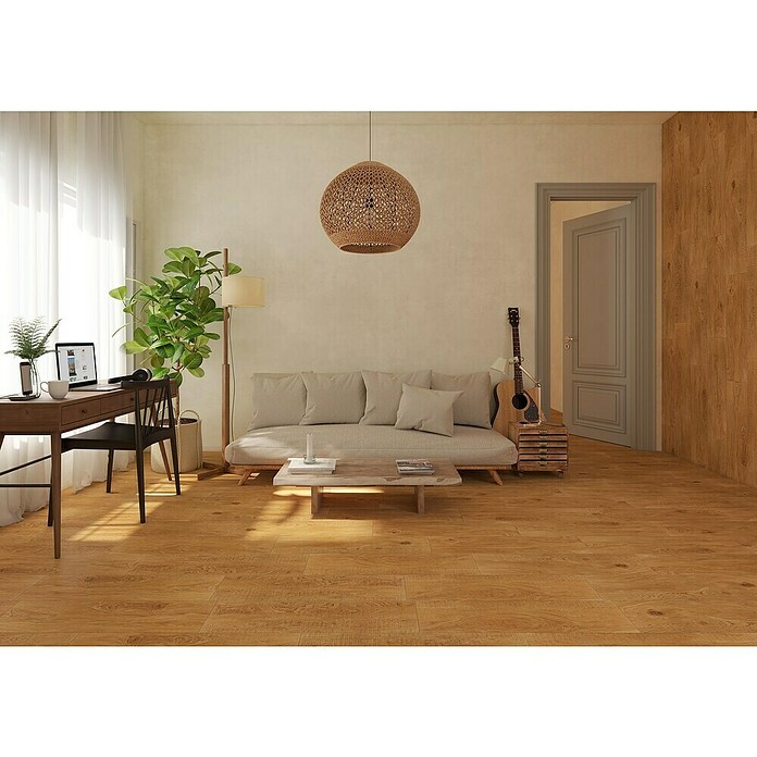 Tau ceramica Keramische tegel Ragusa Camel (20 x 75 cm, Camel, Mat) | BAUHAUS