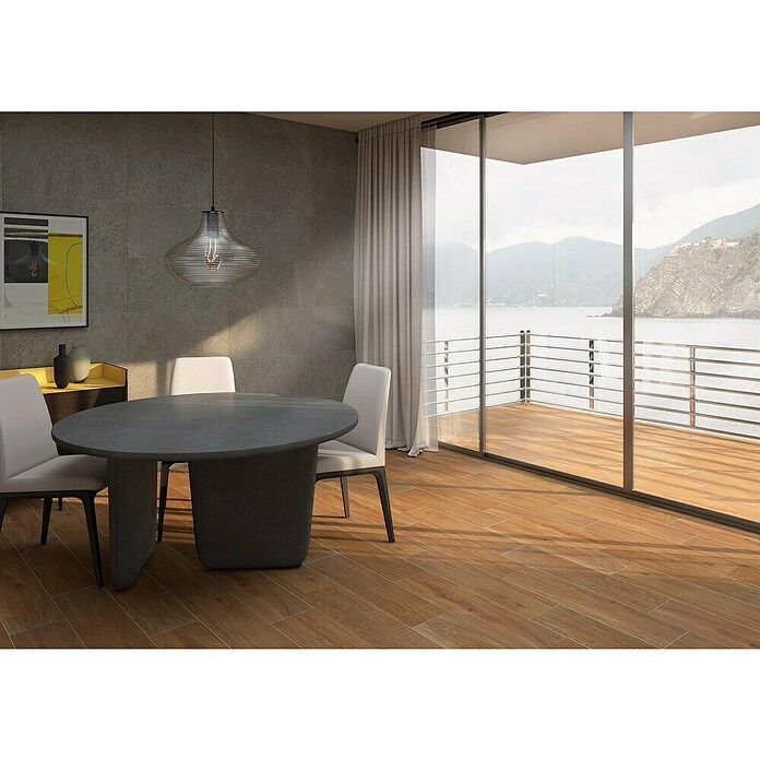 Tau ceramica Keramische tegel Ragusa Umber (20 x 75 cm, Umber, Mat) | BAUHAUS