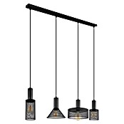 Globo Pendelleuchte Jedd (60 W, L x B x H: 1 100 x 250 x 1 200 mm, Schwarz, E27) | BAUHAUS
