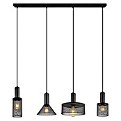 Globo Pendelleuchte Jedd (60 W, L x B x H: 1 100 x 250 x 1 200 mm, Schwarz, E27) | BAUHAUS