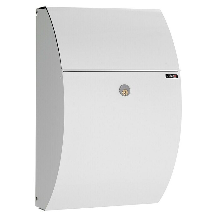 Allux Standbriefkasten 7000 (L x B x H: 195 x 320 x 510 mm, Weiß, Stahl) | BAUHAUS