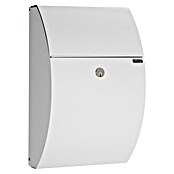 Allux Standbriefkasten 7000 (L x B x H: 195 x 320 x 510 mm, Weiß, Stahl) | BAUHAUS