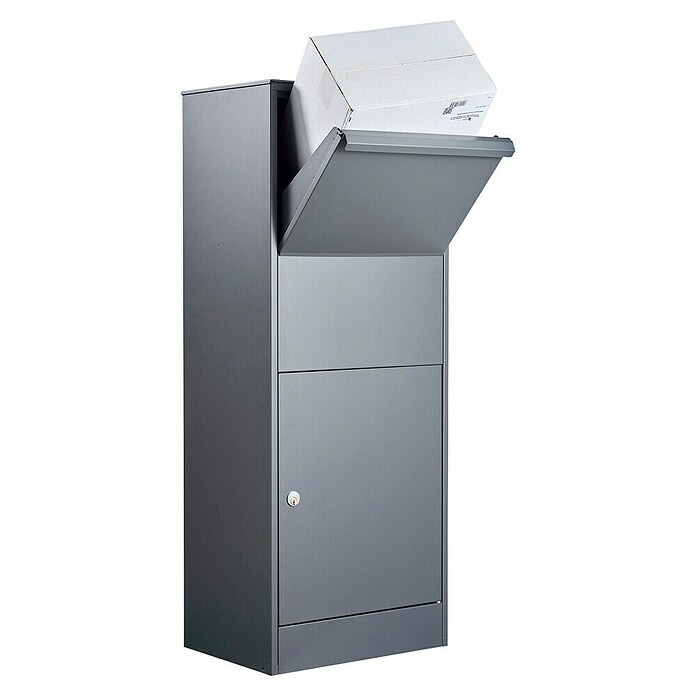 Allux Paketbox 800 Large (L x B x H: 320 x 450 x 115 mm, Anthrazit, Stahl, Paketfach) | BAUHAUS