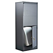 Allux Paketbox 800 Large (L x B x H: 320 x 450 x 115 mm, Anthrazit, Stahl, Paketfach) | BAUHAUS