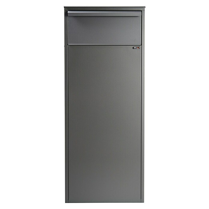 Allux Paketbox 800 (L x B x H: 280 x 390 x 980 mm, Anthrazit, Stahl, Paketfach, Entnahme: Hinten) | BAUHAUS