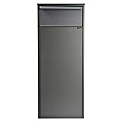 Allux Paketbox 800 (L x B x H: 280 x 390 x 980 mm, Anthrazit, Stahl, Paketfach, Entnahme: Hinten) | BAUHAUS