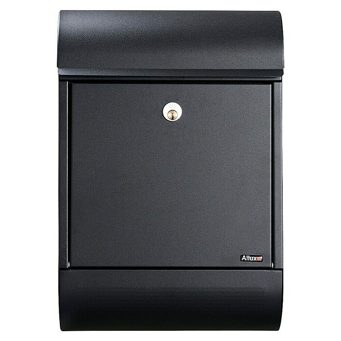 Allux Standbriefkasten 8900 (L x B x H: 160 x 340 x 500 mm, Schwarz, Stahl) | BAUHAUS