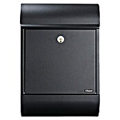 Allux Standbriefkasten 8900 (L x B x H: 160 x 340 x 500 mm, Schwarz, Stahl) | BAUHAUS