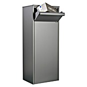 Allux Paketbox 800 (L x B x H: 280 x 390 x 980 mm, Anthrazit, Stahl, Paketfach, Entnahme: Hinten) | BAUHAUS