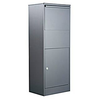Allux Paketbox 800 Large (L x B x H: 320 x 450 x 115 mm, Anthrazit, Stahl, Paketfach)