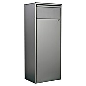 Allux Paketbox 800 (L x B x H: 280 x 390 x 980 mm, Anthrazit, Stahl, Paketfach, Entnahme: Hinten) | BAUHAUS