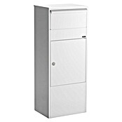 Allux Paketbox 800 (L x B x H: 280 x 390 x 980 mm, Weiß, Stahl, Entnahme: Vorne) | BAUHAUS