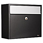 Allux Standbriefkasten LT150 (L x B x H: 150 x 390 x 330 mm, Schwarz, Stahl) | BAUHAUS