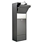 Allux Paketbox Grundform (L x B x H: 28 x 345 x 110 mm, Anthrazit, Stahl, Paketfach) | BAUHAUS
