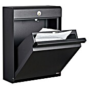 Allux Standbriefkasten Holscher (L x B x H: 175 x 370 x 480 mm, Schwarz, Stahl) | BAUHAUS