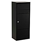 Allux Paketbox 800 (L x B x H: 280 x 390 x 980 mm, Schwarz, Stahl, Paketfach, Entnahme: Vorne) | BAUHAUS
