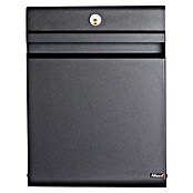Allux Standbriefkasten Holscher (L x B x H: 175 x 370 x 480 mm, Schwarz, Stahl) | BAUHAUS