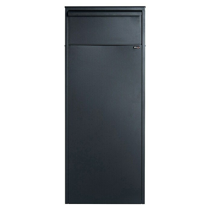 Allux Paketbox 800 (L x B x H: 280 x 390 x 980 mm, Schwarz, Stahl, Paketfach, Entnahme: Hinten) | BAUHAUS