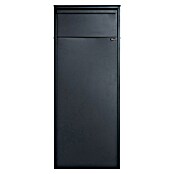 Allux Paketbox 800 (L x B x H: 280 x 390 x 980 mm, Schwarz, Stahl, Paketfach, Entnahme: Hinten) | BAUHAUS