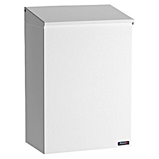 Allux Briefkasten 100 (L x B x H: 155 x 260 x 390 mm, Weiß, Stahl)