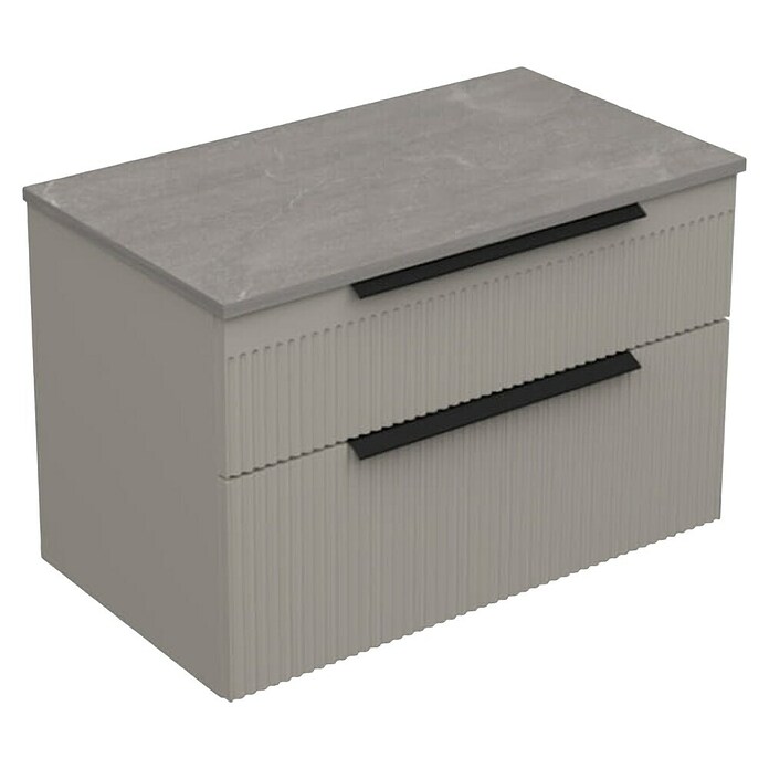 Aquaart Kupaonski ormarić ispod umivaonika Miriad  (Š x D x V: 81 x 46 x 53 cm, Siva) | BAUHAUS