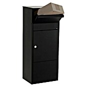 Allux Paketbox 800 (L x B x H: 280 x 390 x 980 mm, Schwarz, Stahl, Paketfach, Entnahme: Vorne) | BAUHAUS