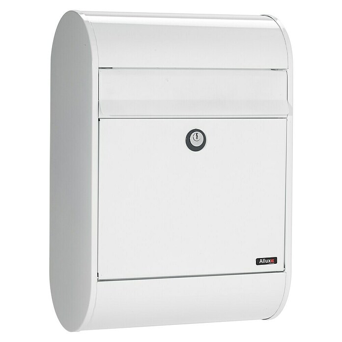 Allux Standbriefkasten 5000 (L x B x H: 160 x 320 x 460 mm, Weiß, Stahl) | BAUHAUS