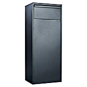 Allux Paketbox 800 (L x B x H: 280 x 390 x 980 mm, Schwarz, Stahl, Paketfach, Entnahme: Hinten) | BAUHAUS