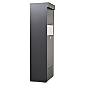 Allux Paketbox Grundform (L x B x H: 28 x 345 x 110 mm, Anthrazit, Stahl, Paketfach) | BAUHAUS