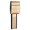 Allux Briefkastenständer 1001 (L x B x H: 55 x 225 x 1 650 mm, Schwarz / Kupfer, Stahl) | BAUHAUS