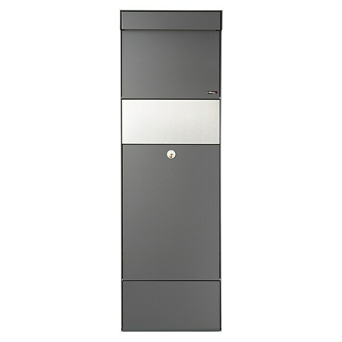 Allux Paketbox Grundform (L x B x H: 28 x 345 x 110 mm, Anthrazit, Stahl, Paketfach) | BAUHAUS