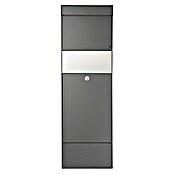 Allux Paketbox Grundform (L x B x H: 28 x 345 x 110 mm, Anthrazit, Stahl, Paketfach) | BAUHAUS