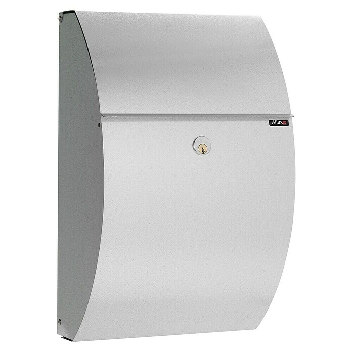 Allux Briefkasten 7000 (L x B x H: 195 x 320 x 510 mm, Silber, Stahl) | BAUHAUS